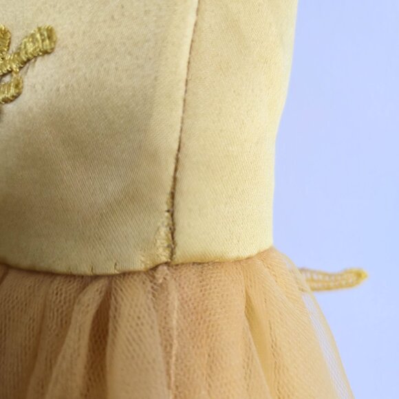 Trish Scully Child Bianca Dress - SUNFLOWER - Size 7 - Picture 12 of 13